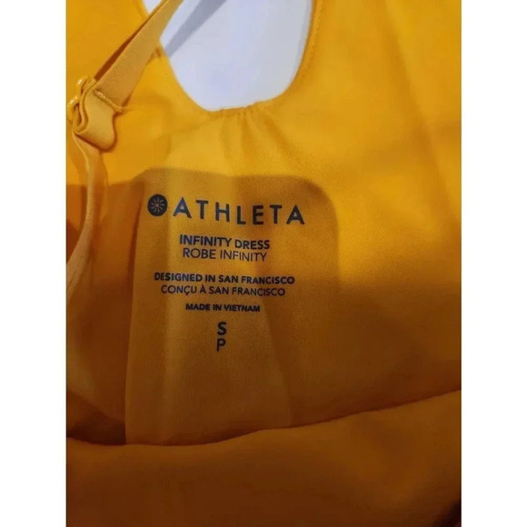 Athleta Infinity Dress Yellow Size Small - Picture 7 of 9